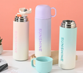 New gradient-inside-insulated water bottle, high appearance level, 316 stainless steel, portable, large capacity, for students and girls, in line with INS style.